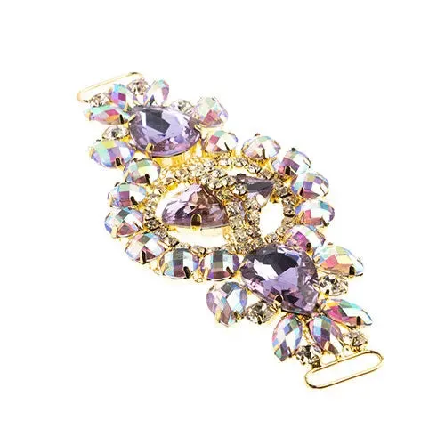 Crystal Motif Cosmos 13.5x5.7cm Aurora Borealis Gold Casing