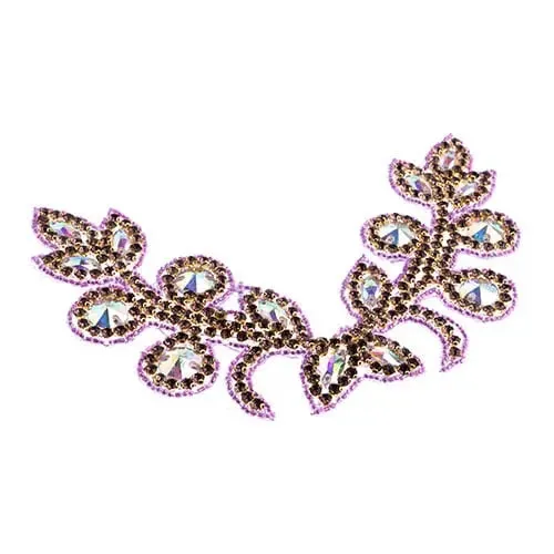 Crystal Motif Tulip 18x13cm