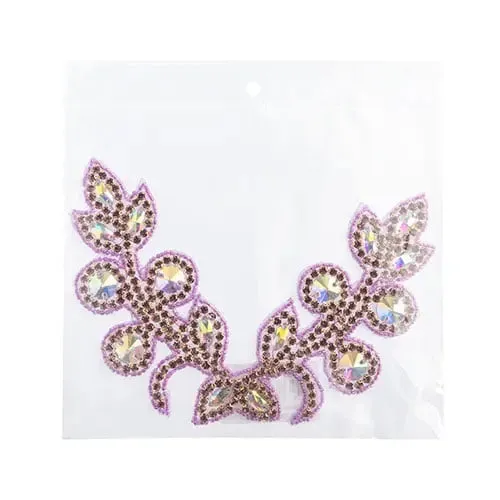Crystal Motif Tulip 18x13cm