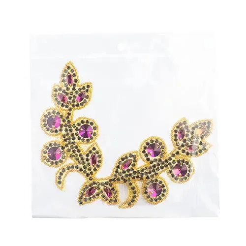 Crystal Motif Tulip 18x13cm