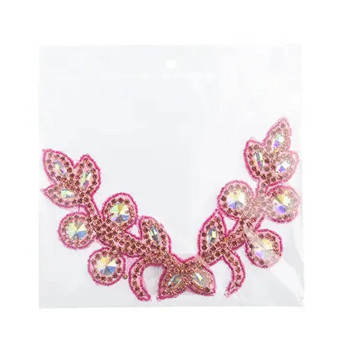 Crystal Motif Tulip 18x13cm