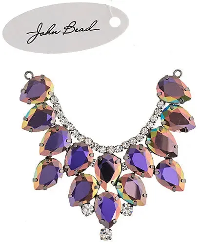 Crystal Motifs Drop 9cm Aurora Borealis