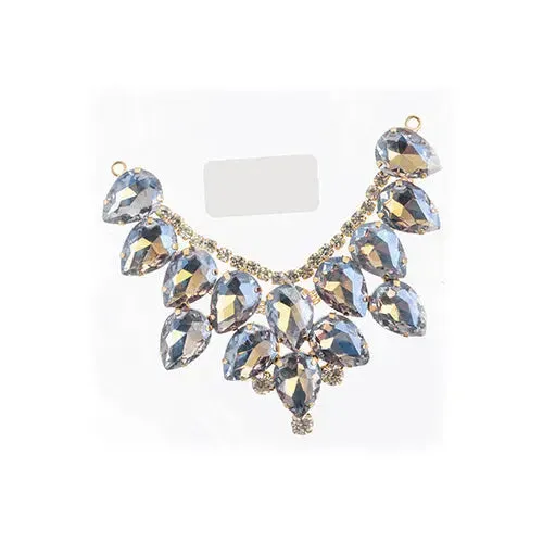 Crystal Motifs Drop 9cm Aurora Borealis