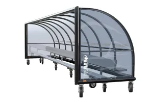 Custom Shelter w/ Bench and Wheels
