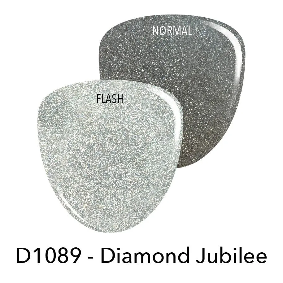 D1089 Diamond Jubilee Silver Glitter Dip Powder