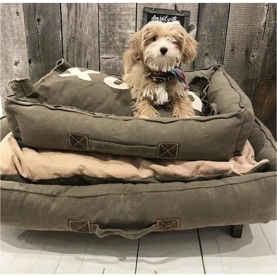 Dog Bed with XOXO pillow