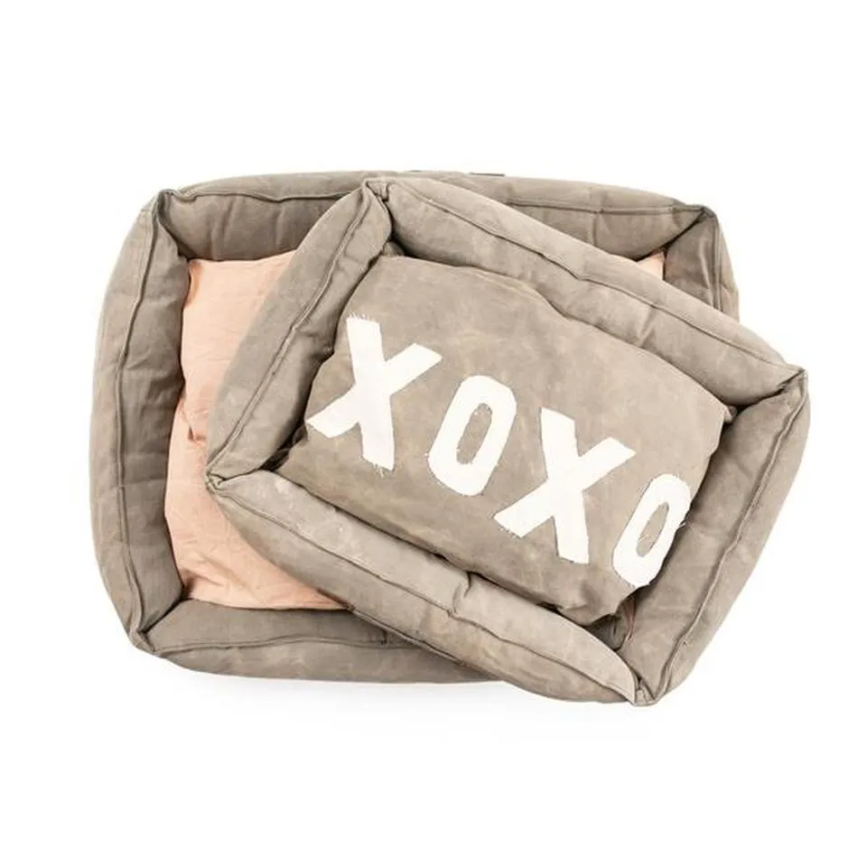 Dog Bed with XOXO pillow