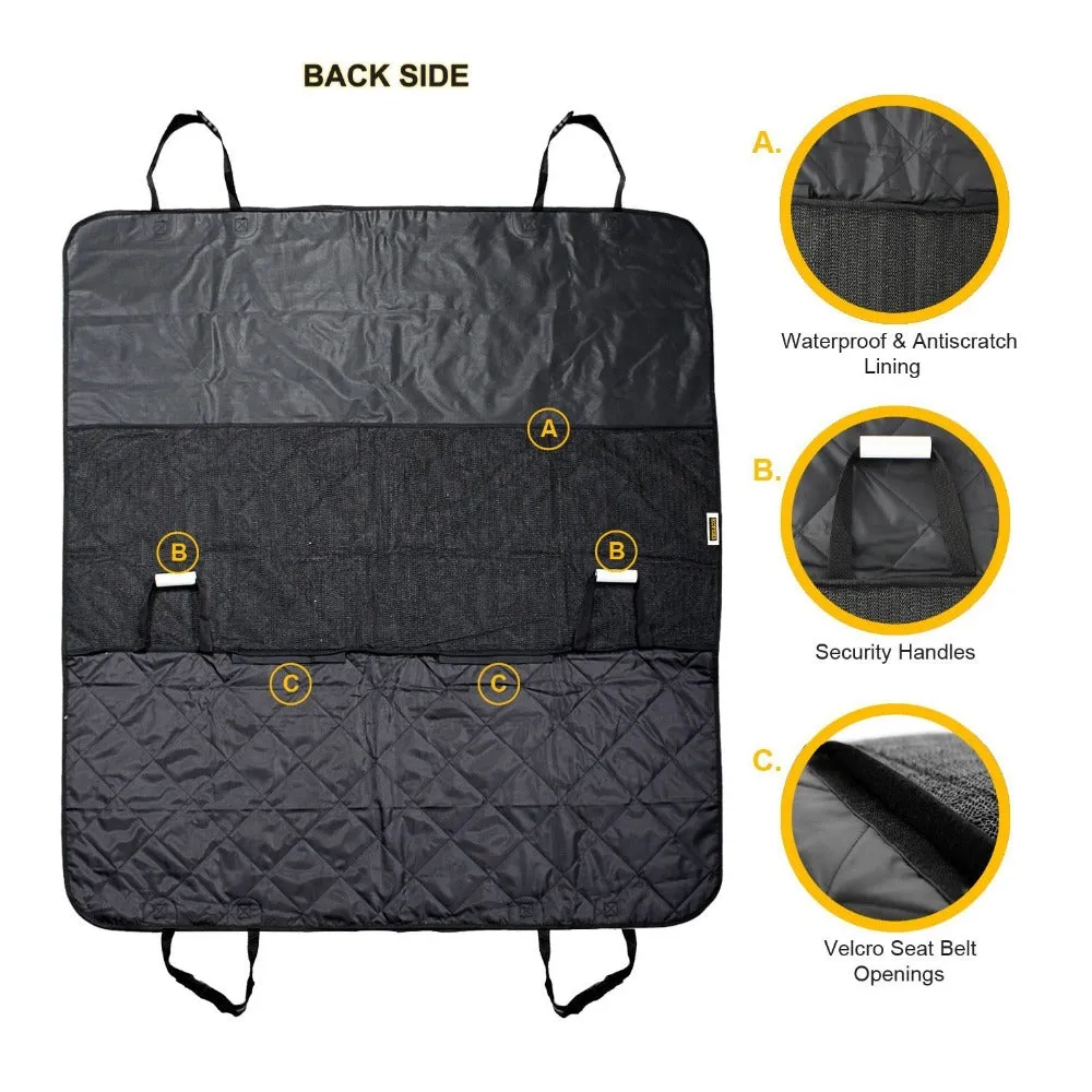 Dog Quilted Car Seat Cover