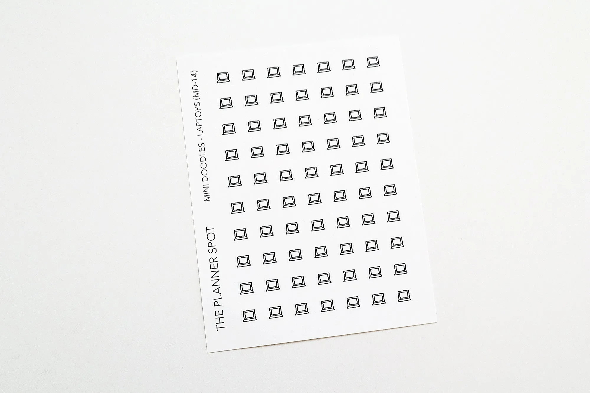 Doodle Planner Stickers - Laptops