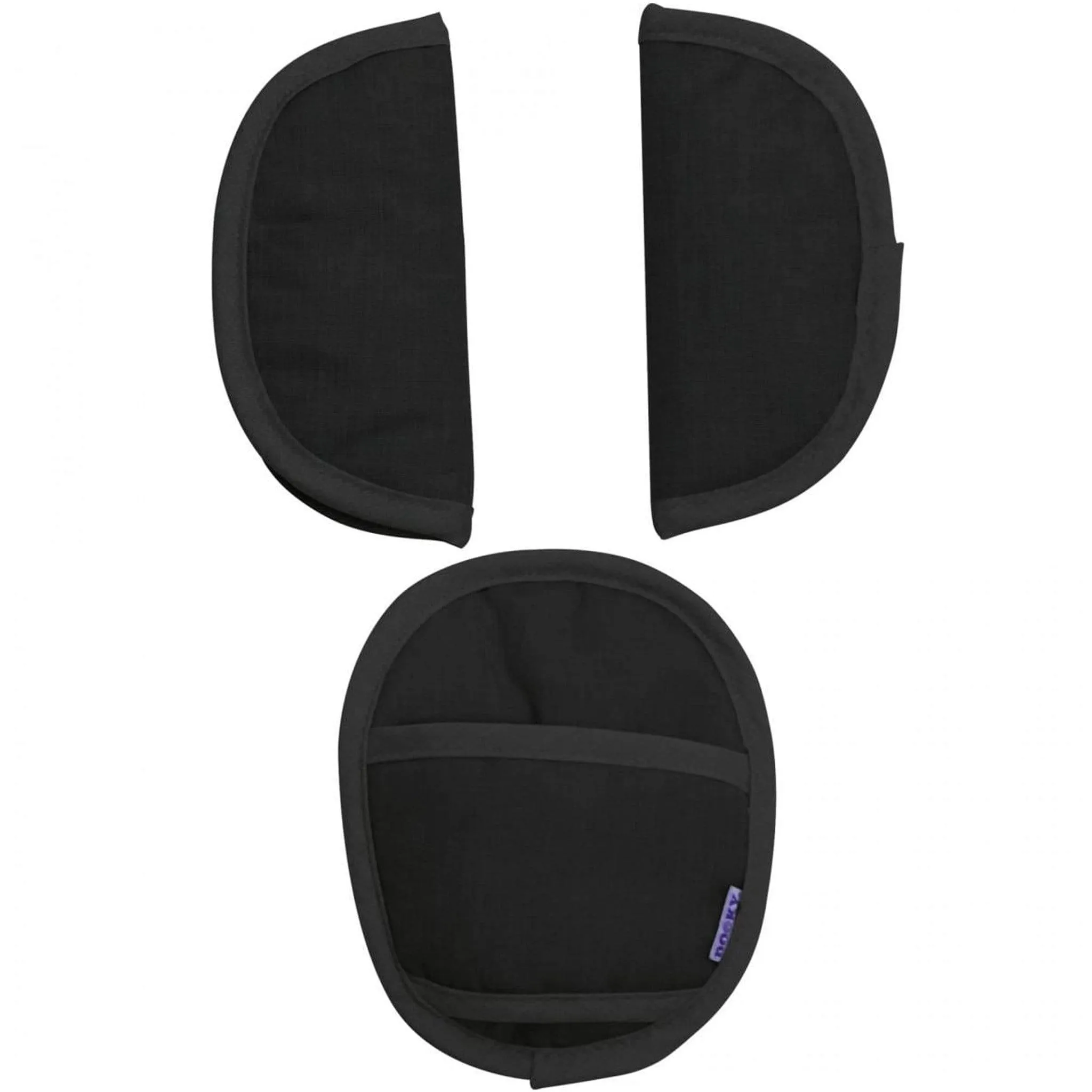 Dooky Universal Strap Pads in Black