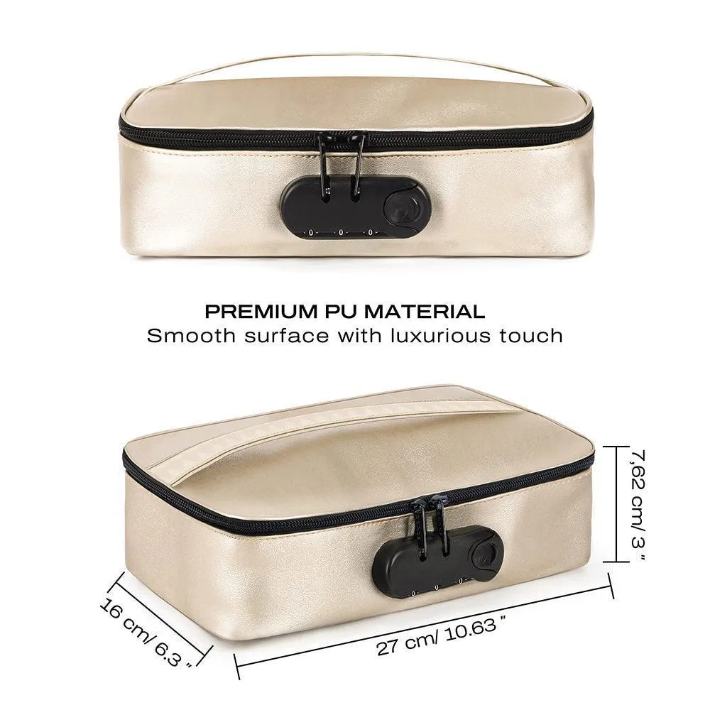 Dorcel Lockable Discreet Gold Storage Box
