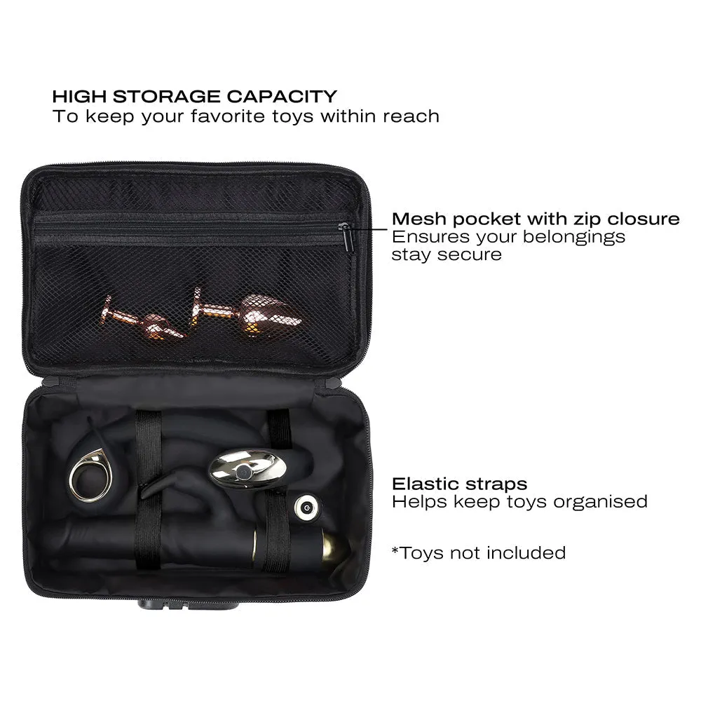 Dorcel Lockable Discreet Gold Storage Box
