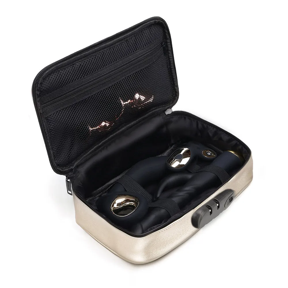 Dorcel Lockable Discreet Storage Box - Gold