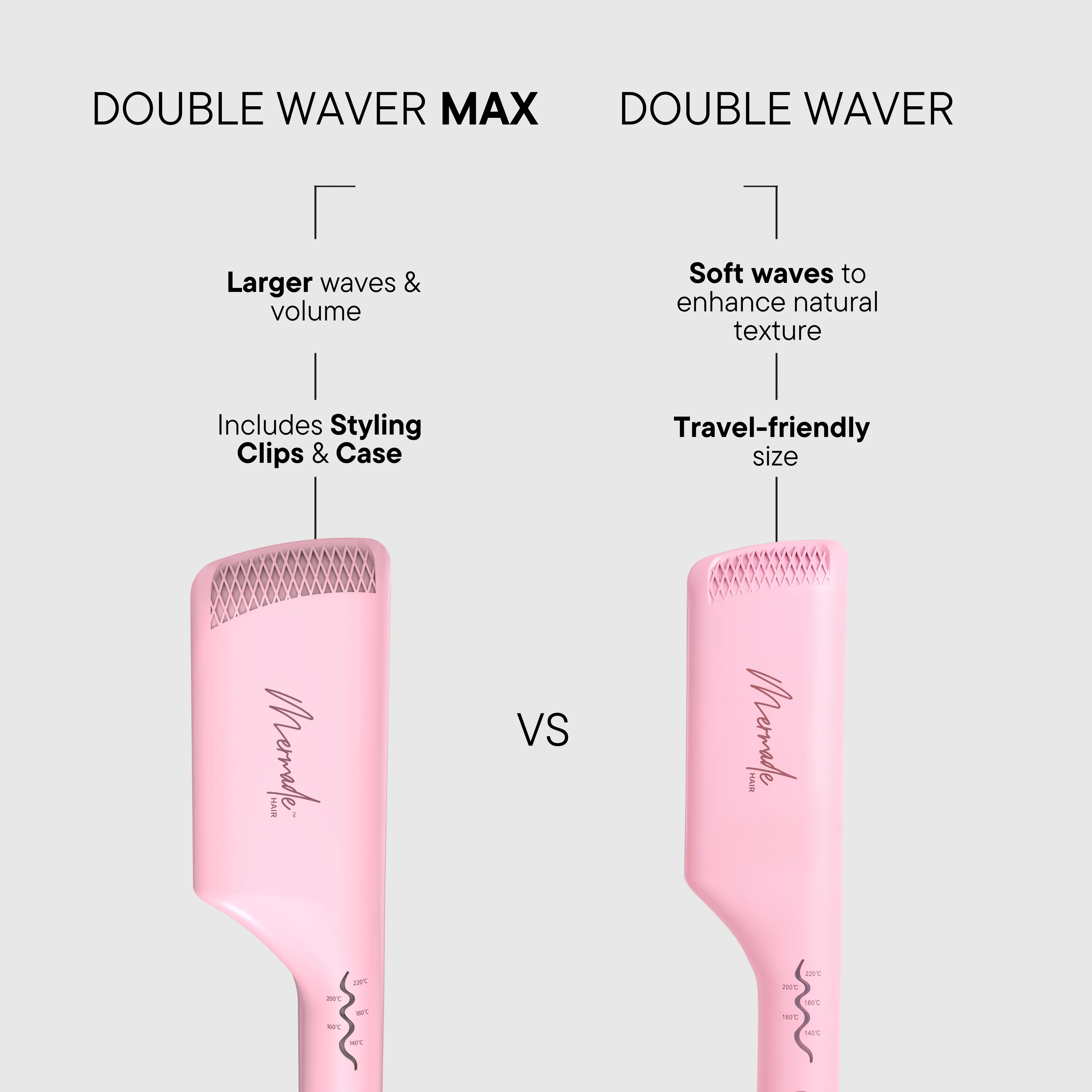 Double Waver Max - Pink