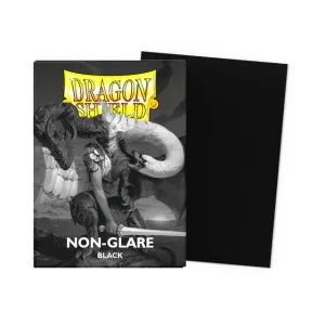 Dragon Shield Matte Non-Glare Black V2 - 100 Standard Size Sleeves