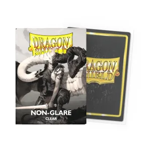 Dragon Shield Matte Non-Glare Clear V2 - 100 Standard Size Sleeves