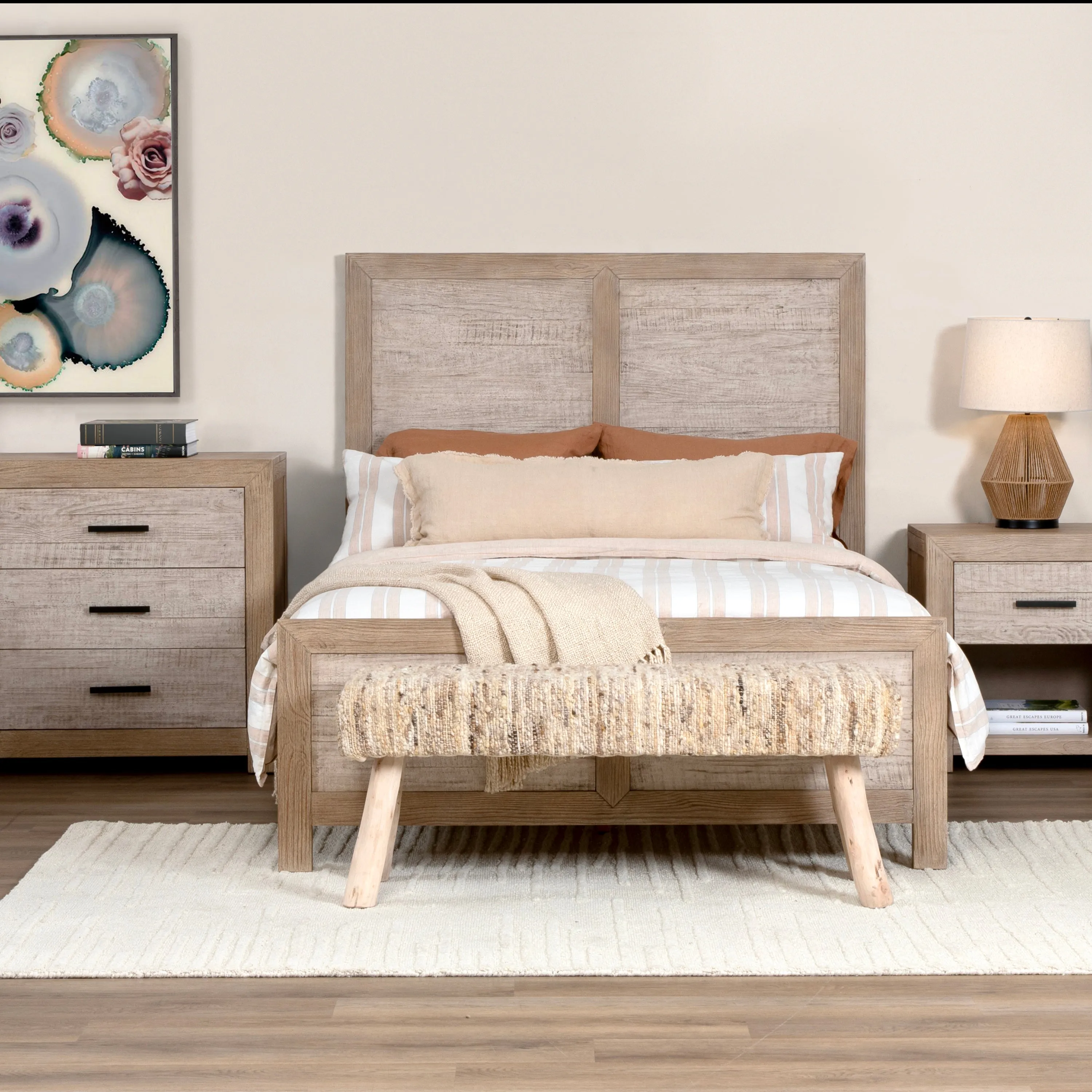 Dreamy Whisper Quilted Queen Bed