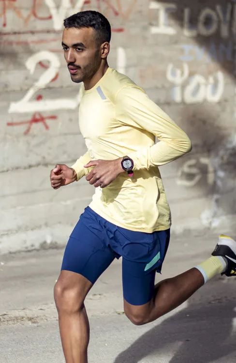 Dual Run Shorts 3.0 - Greystone Blue