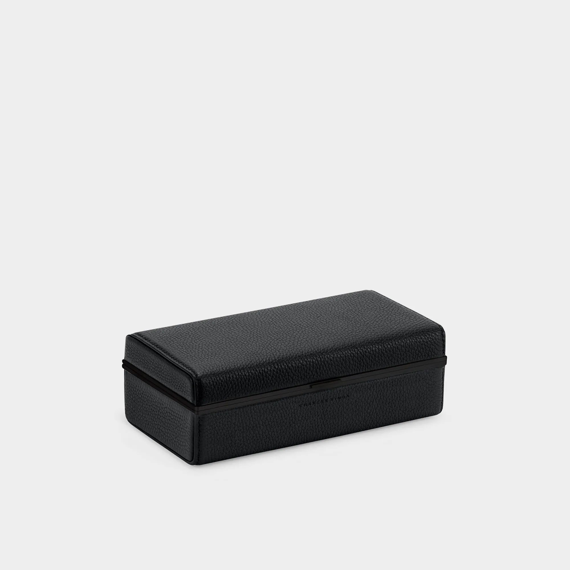 EATON 3 WATCH CASE - BLACK / BLACK