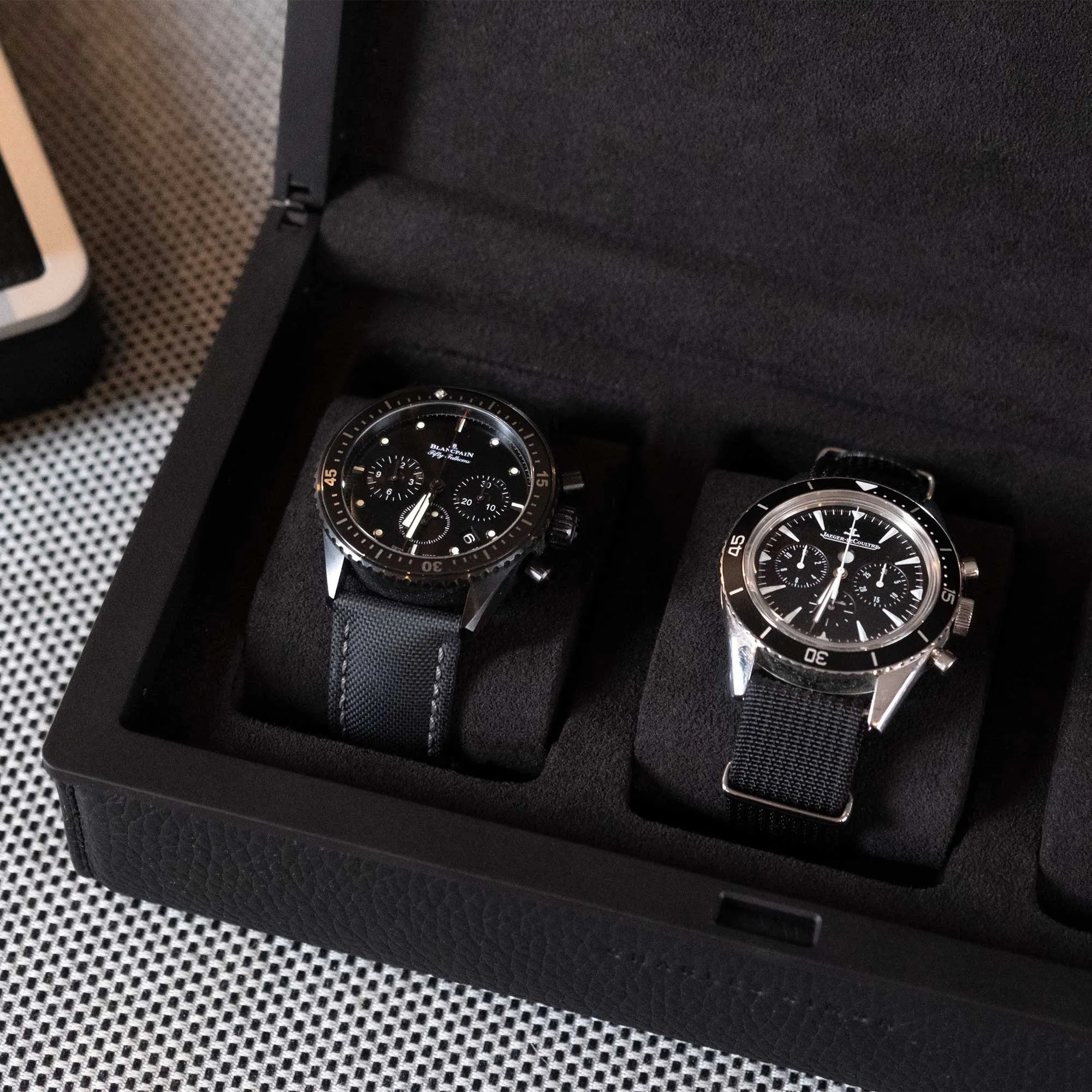 EATON 3 WATCH CASE - BLACK / BLACK