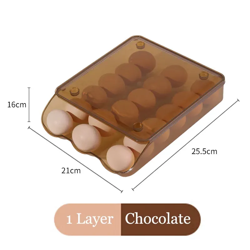 Egg Storage Box 1/2/3Layer Egg Crisper