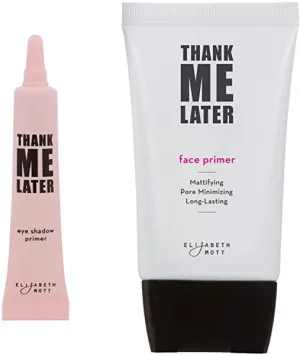Elizabeth Mott Bundle: Thank Me Later Eye Primer Shadow Base AND Thank Me Later Face Primer (Matte)