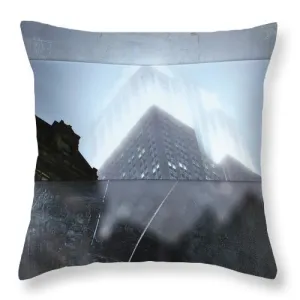Empire State Fog - Throw Pillow