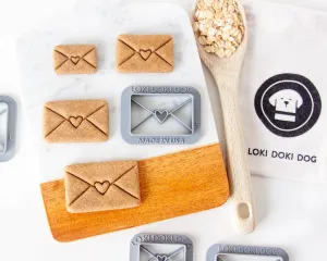 Envelope With Heart Cookie Cutter