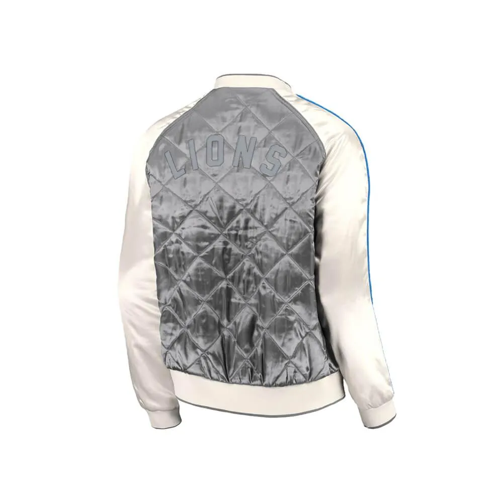 Erin Andrews Detroit Lions Quilted Jacket