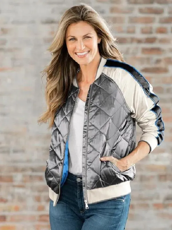 Erin Andrews Detroit Lions Quilted Jacket