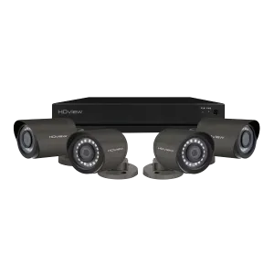 ESP SHDV8KB4G2TB HDview 4MP Super HD 8 Channel 2TB 4x Grey Bullet Camera Kit