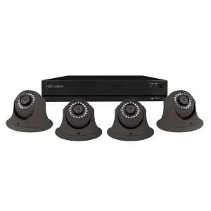 ESP SHDV8KD4G2TB HDview 4MP Super HD 8 Channel 2TB 4x Grey Dome Camera Kit