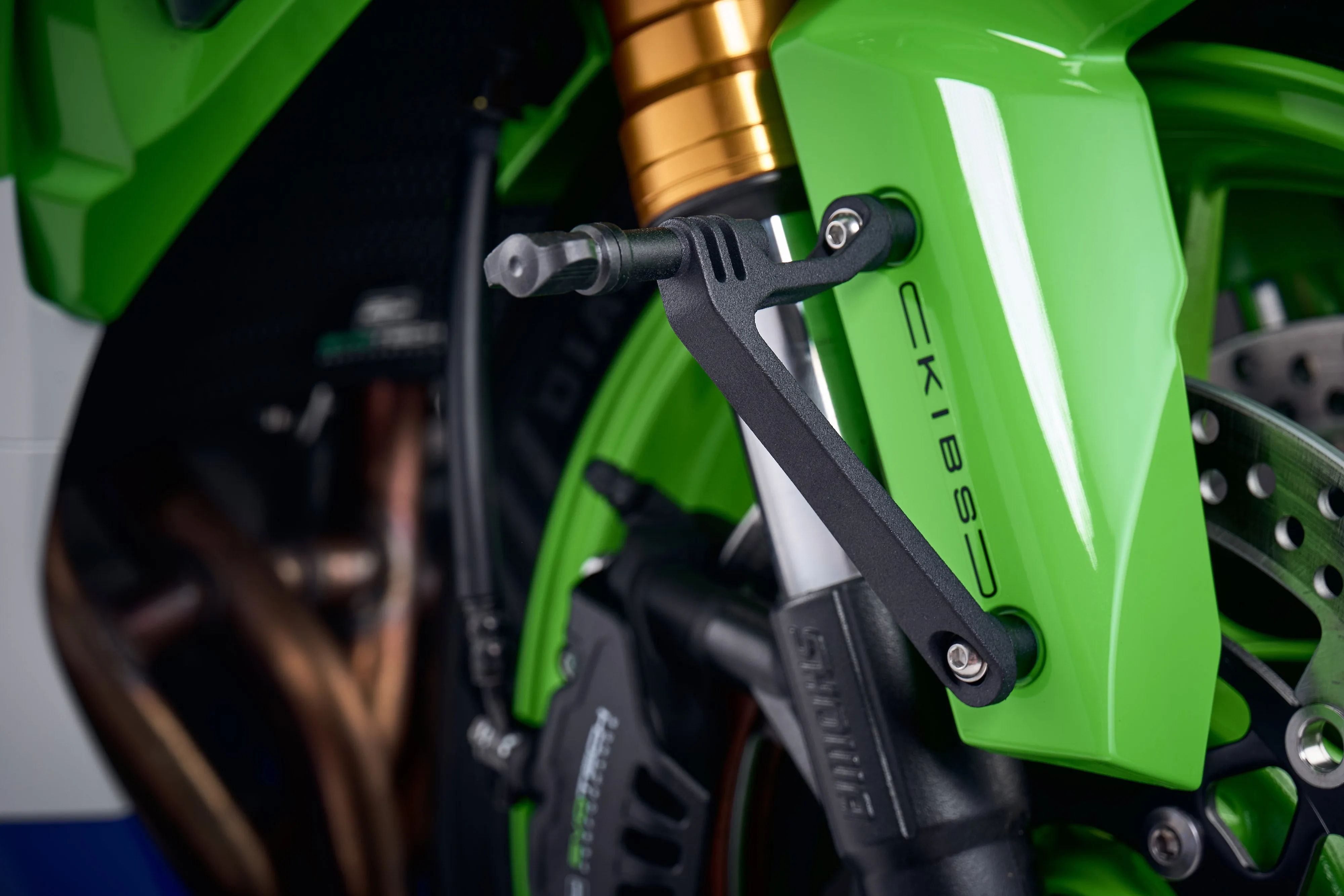 Evotech Action / Safety Camera Front Mudguard Mount - Kawasaki ZX-10R KRT (2019-2020)