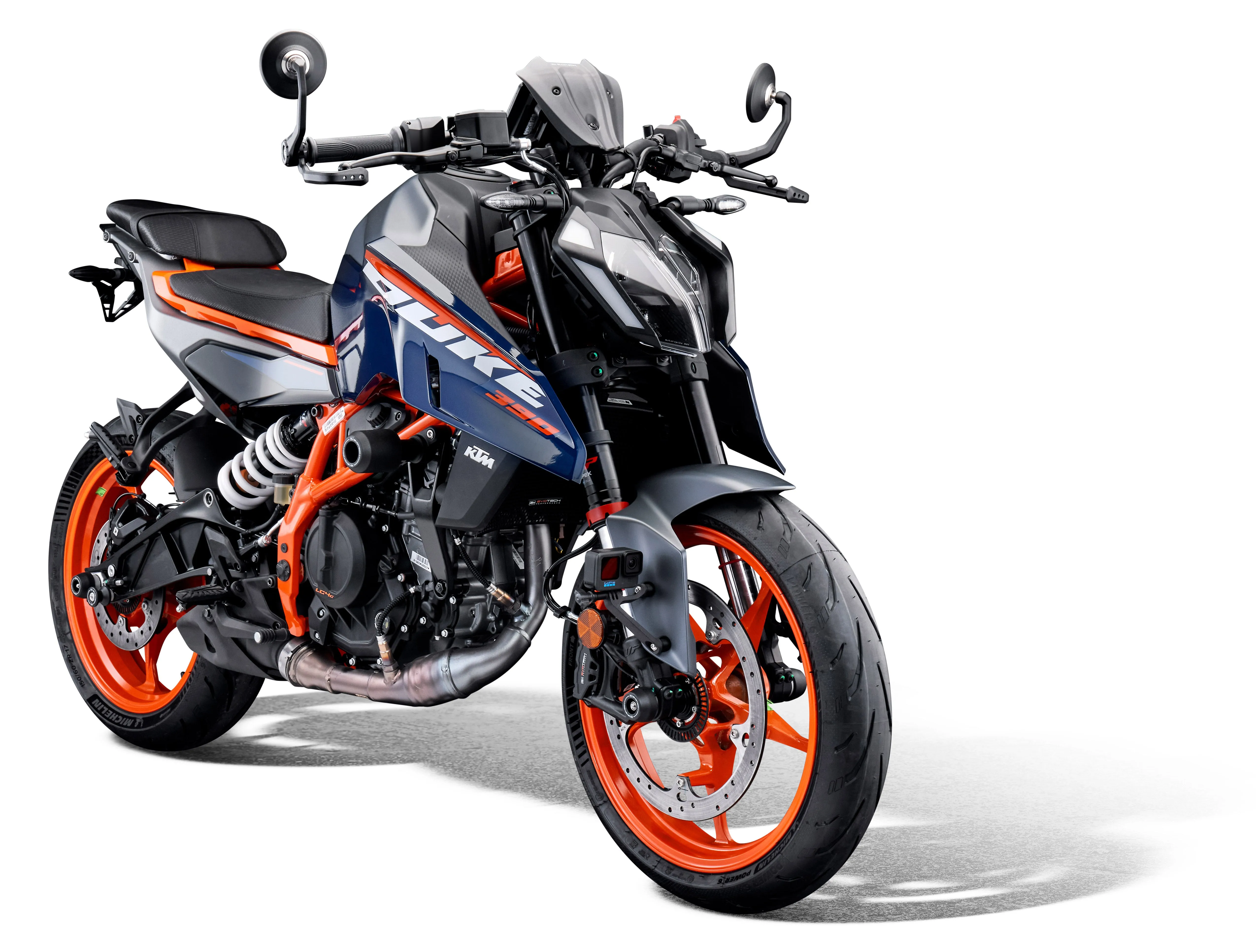 Evotech Action / Safety Camera Front Mudguard Mount - KTM 390 Duke (2024 )
