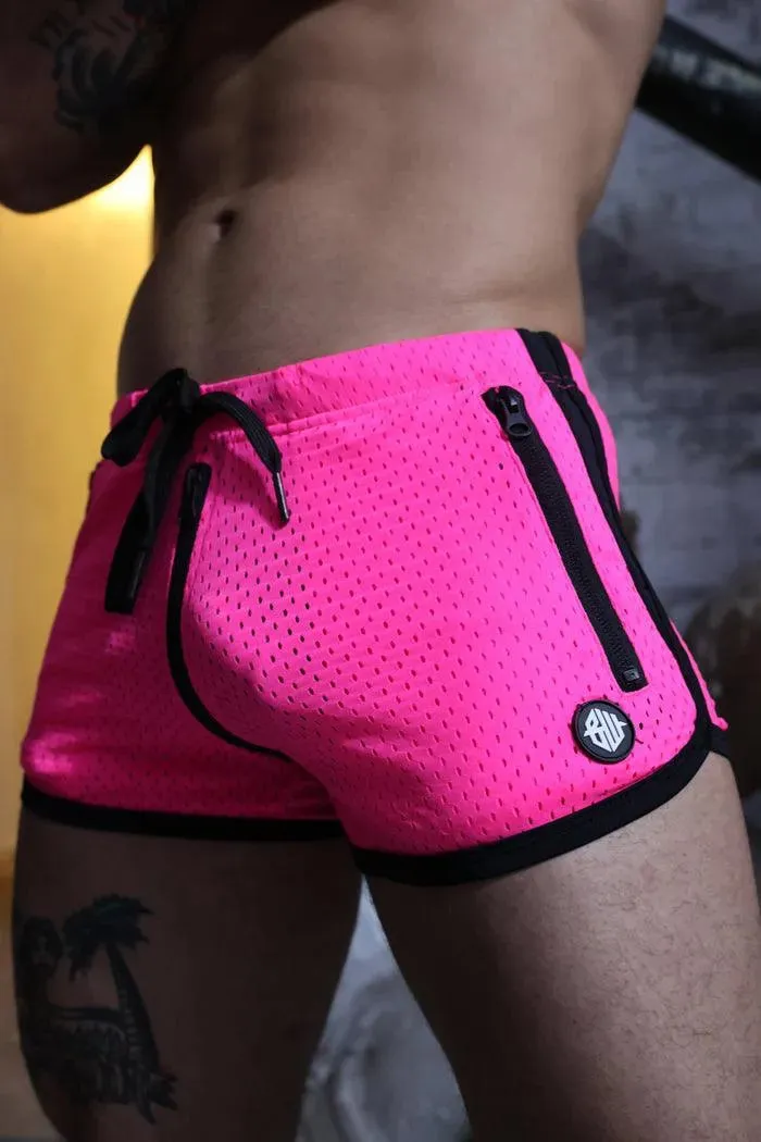 EXPOSER CIRCUIT SHORTS NEON PINK