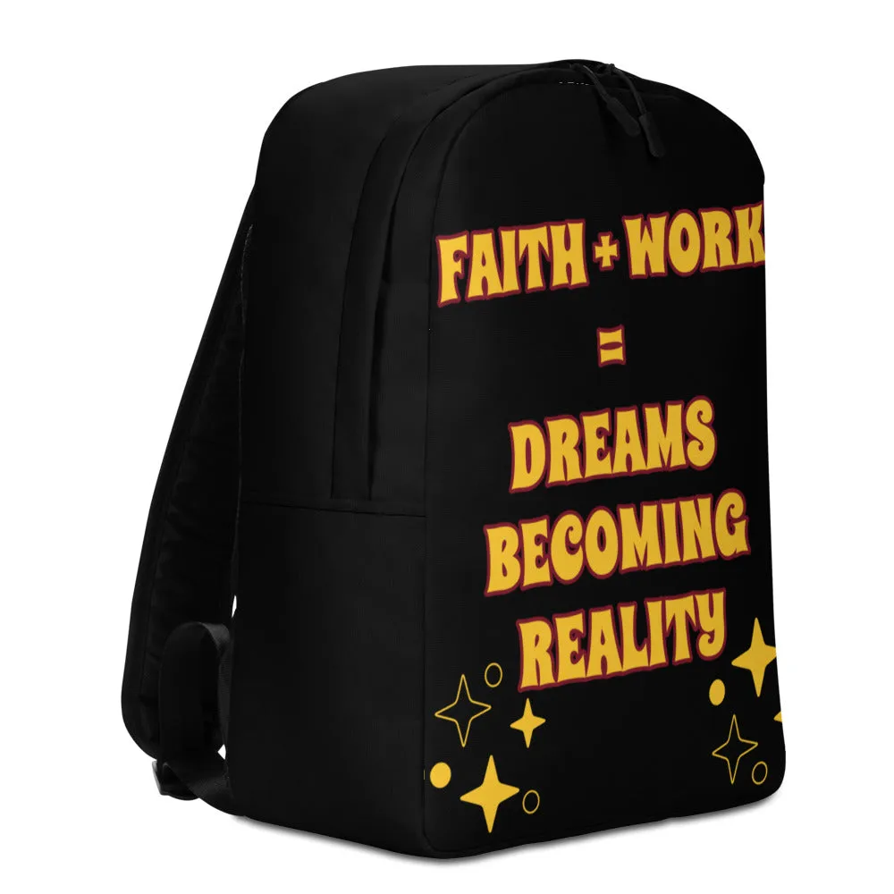 Faith   Work Minimalist Backpack