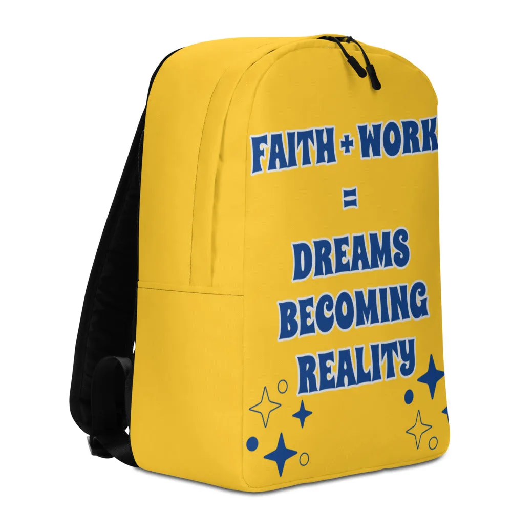 Faith   Work Minimalist Backpack