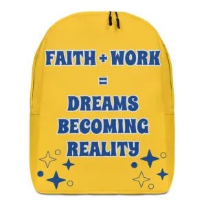 Faith   Work Minimalist Backpack