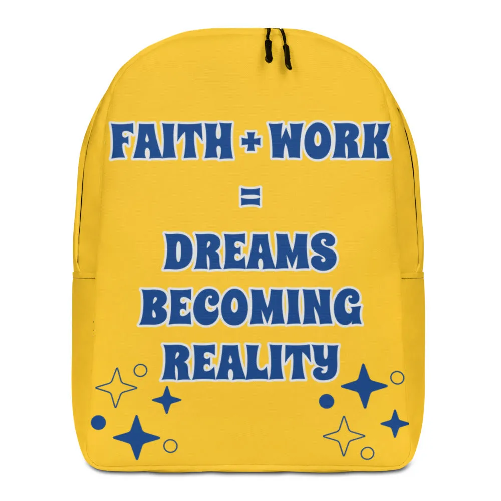 Faith   Work Minimalist Backpack