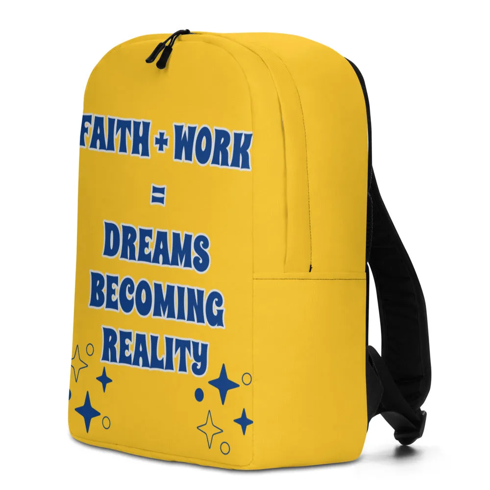 Faith   Work Minimalist Backpack