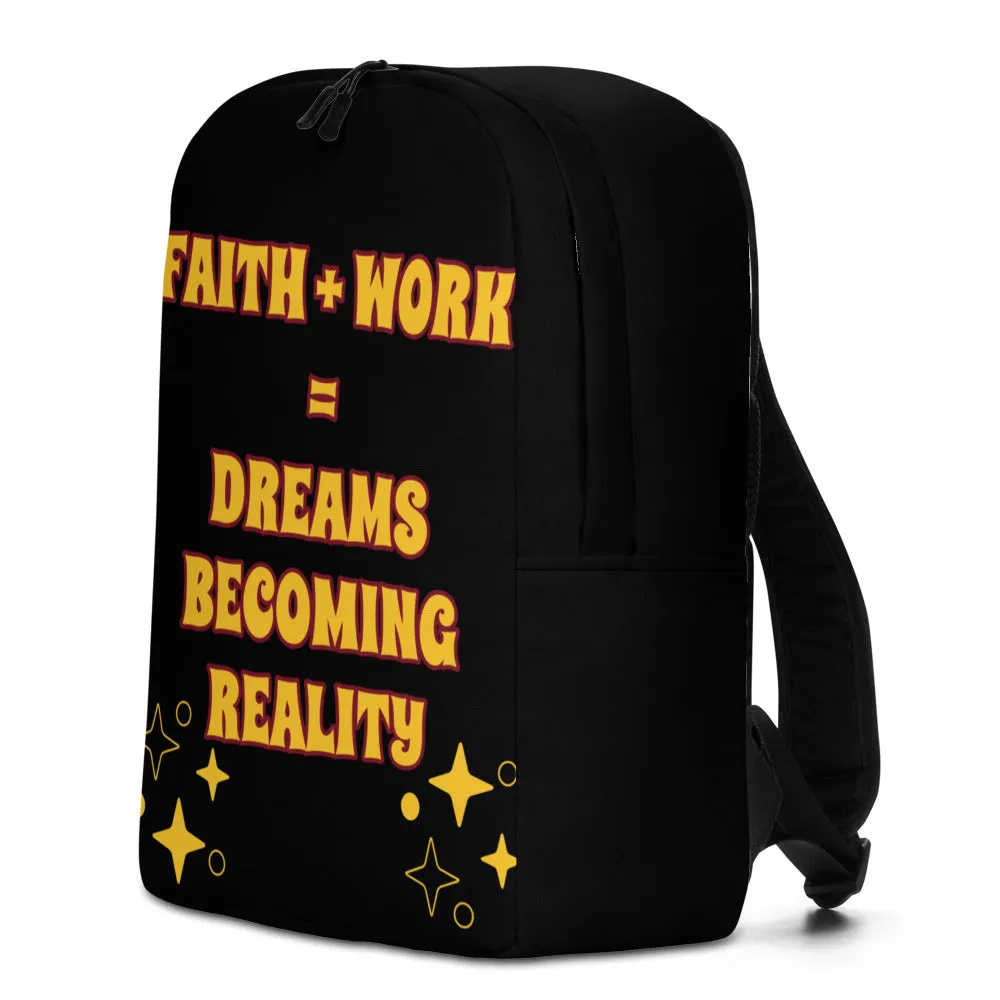 Faith   Work Minimalist Backpack