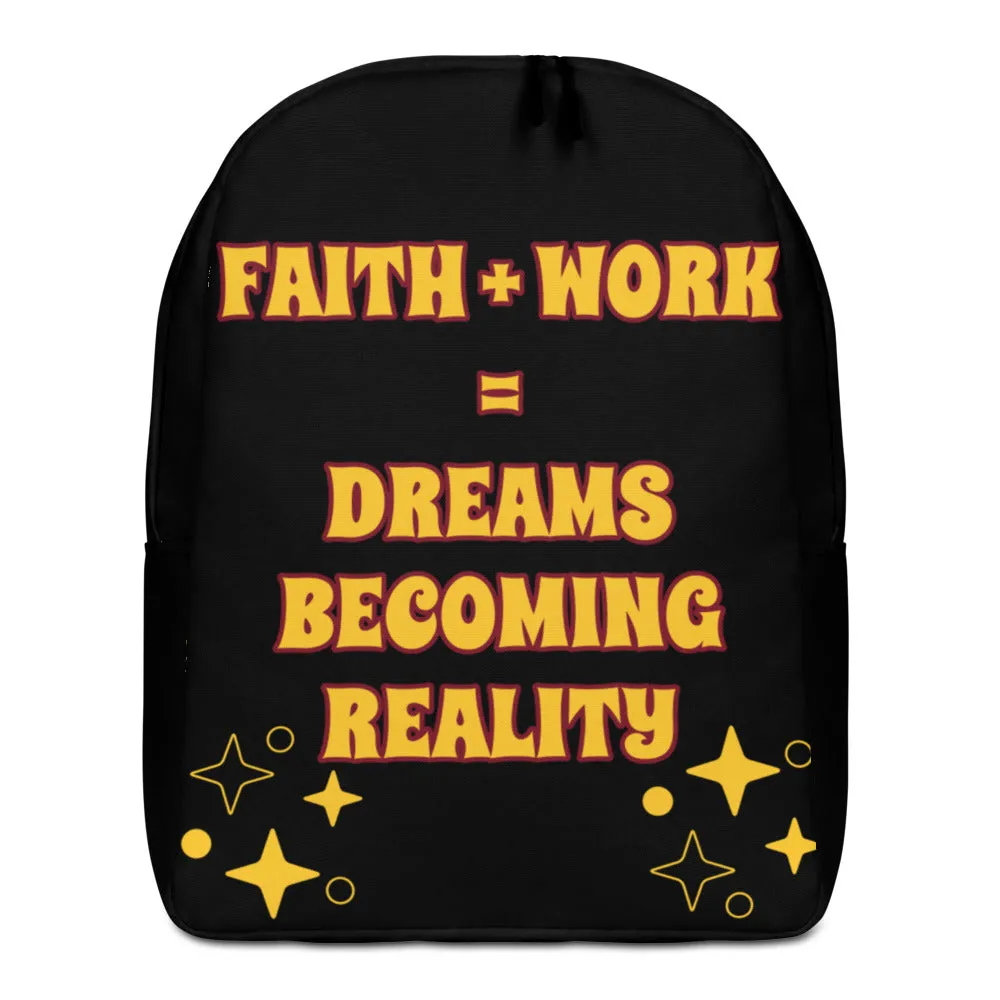 Faith   Work Minimalist Backpack