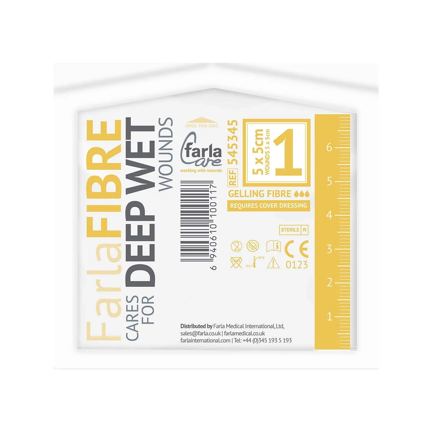 FarlaFIBRE Gelling Fibre | 5 x 5cm | Pack of 5
