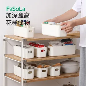 FaSoLa Portable Storage Box - Off-White