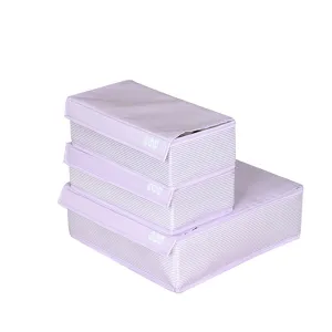 FaSoLa Underwear Storage Set - Purple, 3 Pieces