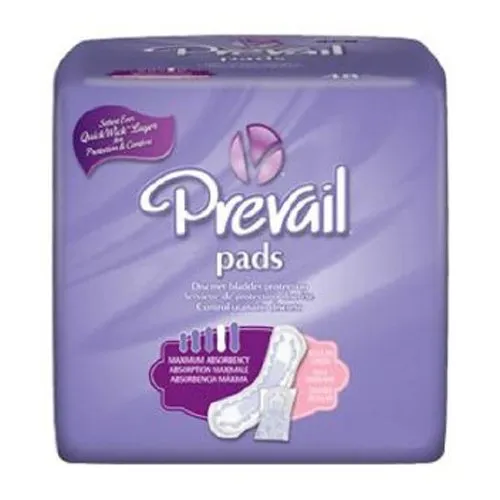 First Quality BC-012 Prevail Feminine Pads, Moderate Absorbancy, 9.25", PK/20