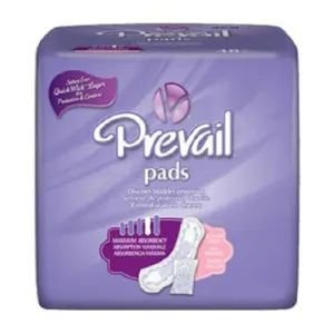 First Quality BC-012 Prevail Feminine Pads, Moderate Absorbancy, 9.25", PK/20