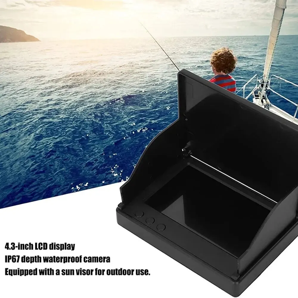 Fish Finder LCD 4.3 Inch Display Underwater 220° Fishing Camera