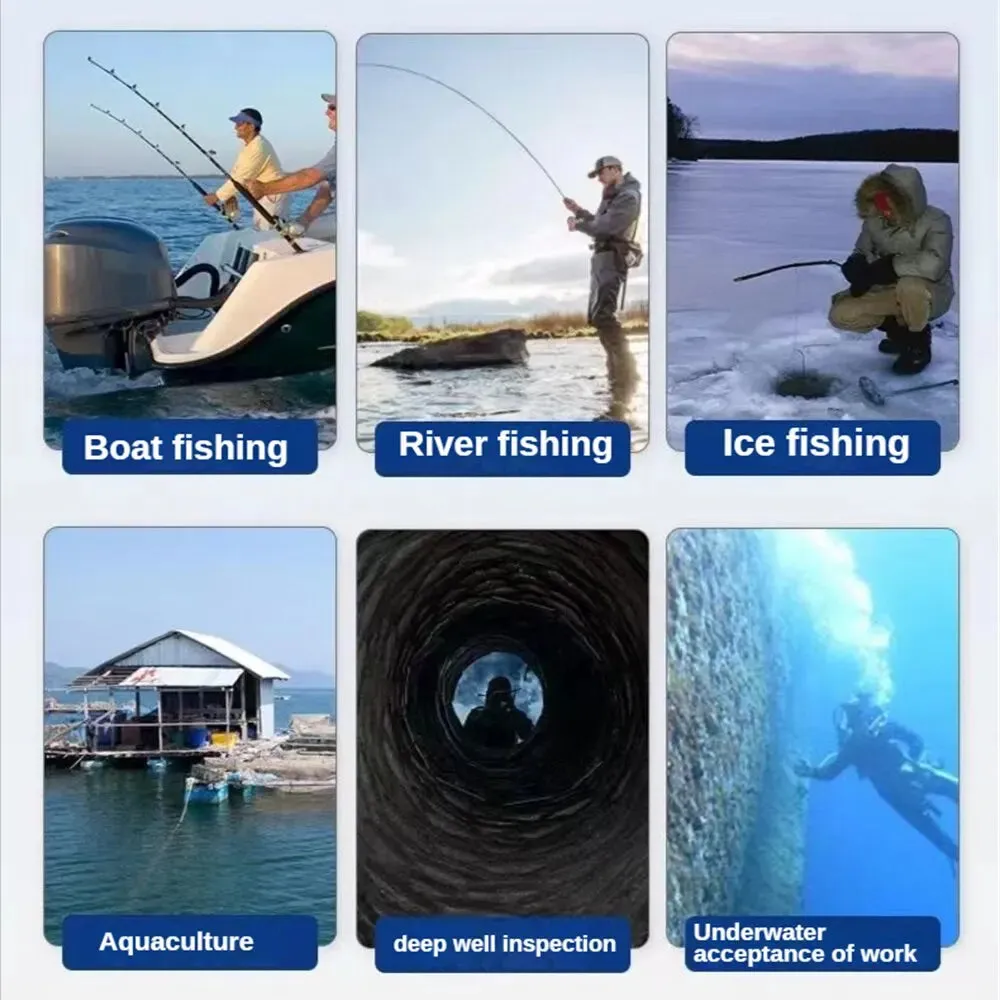 Fish Finder LCD 4.3 Inch Display Underwater 220° Fishing Camera