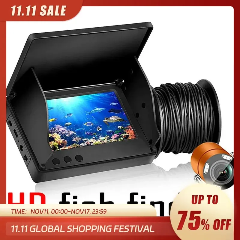 Fish Finder LCD 4.3 Inch Display Underwater 220° Fishing Camera